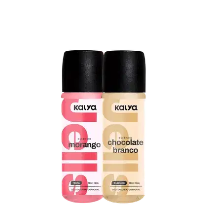 Imagem do produto Kit Kalya Jells Duo Morango e Chocolate Branco (2 Produtos)