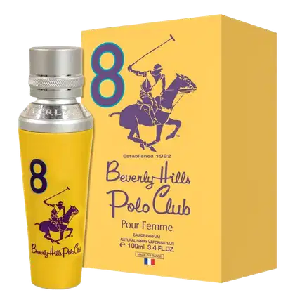 Perfume Importado Feminino 8 Beverly Hills Polo Club Pour Femme EDP, 100ml.