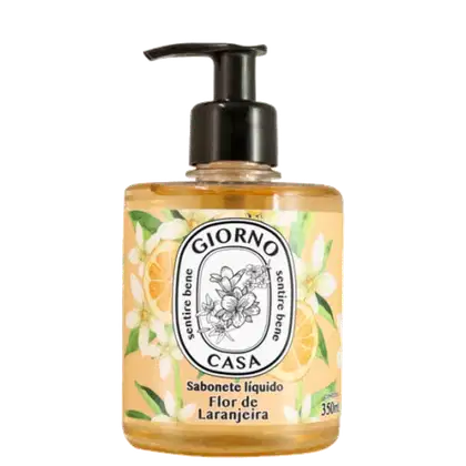 Imagem do produto Giorno Casa Sentire Bene Flor de Laranjeira - Sabonete Líquido 350ml