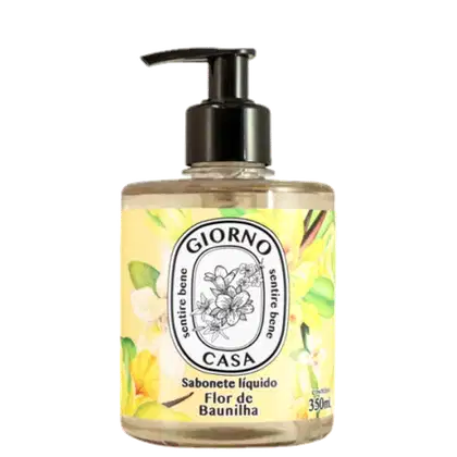 Imagem do produto Giorno Casa Sentire Bene Flor de Baunilha - Sabonete Líquido 350ml