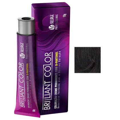 Imagem do produto Sillage Brilliant Color 1/0 Preto - Coloração 50g