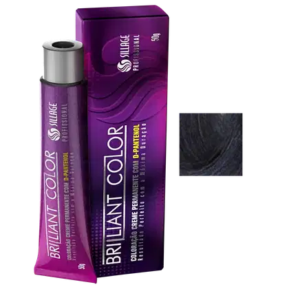 Imagem do produto Sillage Brilliant Color 2/8 Preto Azulado - Coloração 50g
