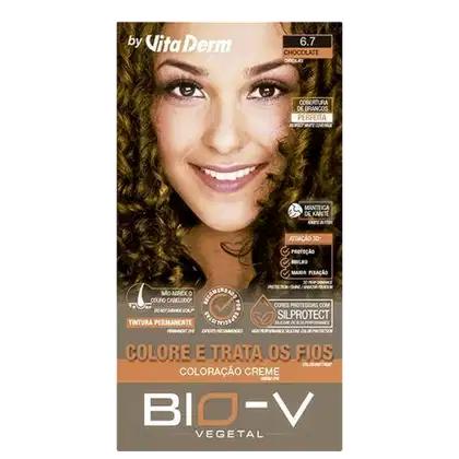 Imagem do produto Vita Derm Bio-V Vegetal 6.7 Chocolate - Coloração Permanente