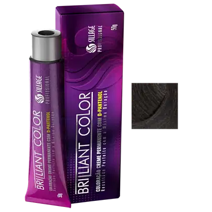 Imagem do produto Sillage Brilliant Color 3/0 Castanho Escuro - Coloração 50g