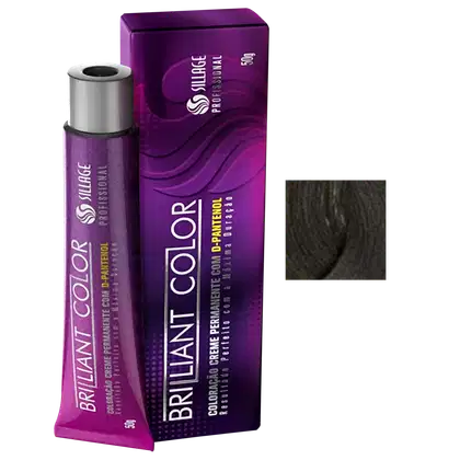 Imagem do produto Sillage Brilliant Color 4/0 Castanho Médio - Coloração 50g