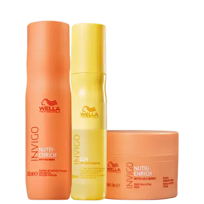 Imagem do produto Kit Wella Professionals Invigo Nutri-Enrich Sun Trio Super (3 Produtos)