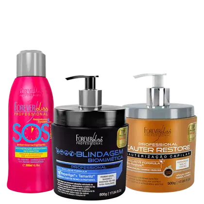 Imagem do produto Kit Cronograma Capilar de Verão Trio (3 Produtos)