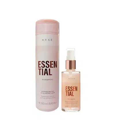 Imagem do produto Kit Braé Essential Duo Essencial - Shampoo 250ml + Óleo Capilar 60ml