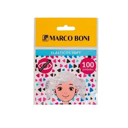 Imagem do produto Marco Boni Soft Transparente - Elásticos de Cabelo (100 Unidades)