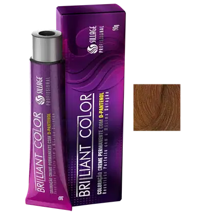 Imagem do produto Sillage Brilliant Color 8/4 Louro Claro Cobre - Coloração 50g