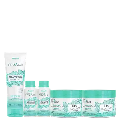Imagem do produto Kit Itallian Hairtech Innovator Alisante Capilar (5 Produtos)