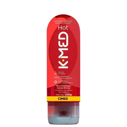 Imagem do produto Cimed K-Med Hot - Gel Lubrificante Íntimo 200g