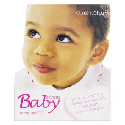 Imagem do produto Brinco Studex Baby Rosa