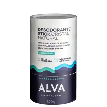 Imagem do produto Alva Cristal Natural Sem Cheiro - Desodorante Stick 120g