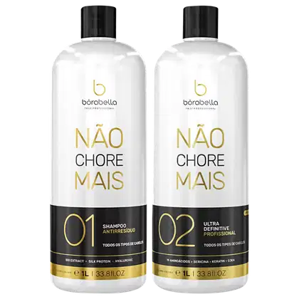 Imagem do produto Kit Borabella Not Cry More Progressiva Ultra Definitive (2 Produtos)