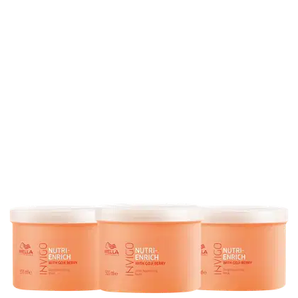 Imagem do produto Kit Wella Professionals Invigo Nutri-Enrich Trio Mask Care (3 Unidades)