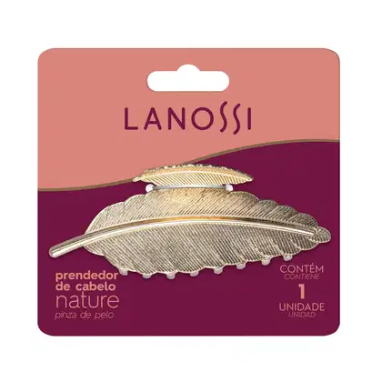 Imagem do produto Lanossi Nature Metal Dourada - Prendedor de Cabelo