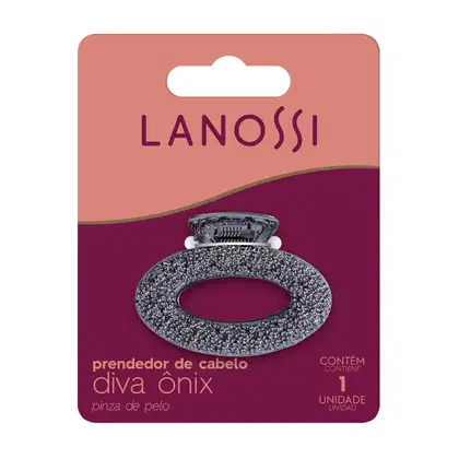 Imagem do produto Lanossi Diva Onix Metal - Prendedor de Cabelo