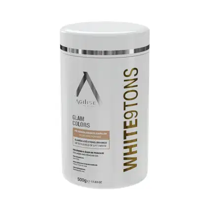 Imagem do produto Agilise Cosméticos Glam Colors White9tons - Pó Descolorante 500g