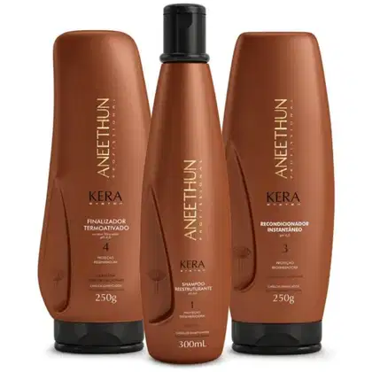 Imagem do produto Kit Aneethun Kera System Essencial (3 Produtos)