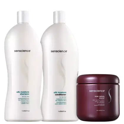 Imagem do produto Kit Senscience Silk Moisture Restore Intensif Salon Care (3 Produtos)