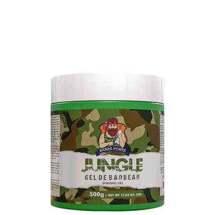 Imagem do produto Barba Forte Jungle Shaving Gel - Gel para Barbear 500g