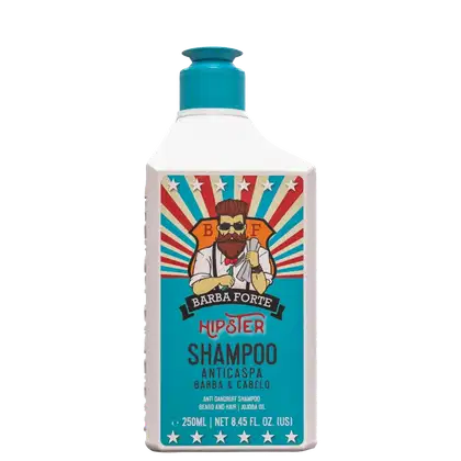 Imagem do produto Barba Forte Hipster Anticaspa - Shampoo para Barba e Cabelo 250ml