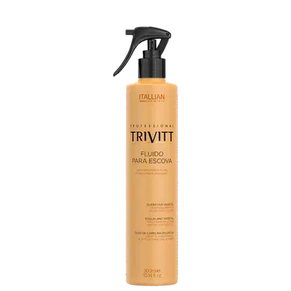 Imagem do produto Itallian Hairtech Trivitt Fluido para Escova - Protetor Térmico 300ml