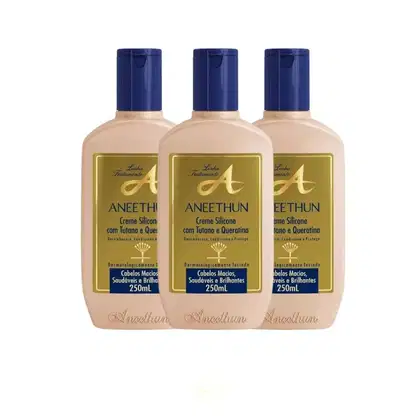 Imagem do produto Kit Aneethun Linha A - Creme de Silicone 3x250ml