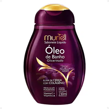 Imagem do produto MURIEL SABONETE LIQUIDO OLEO DE BANHO 230ML TIPO:CEREJA COM COLAGENO