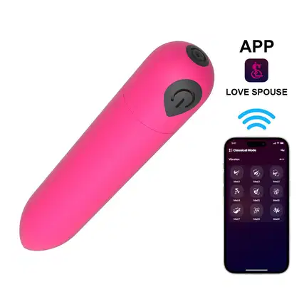 Imagem do produto Vibrador Bullet Inteligente 10 Modos, Controle Via App e Recarregável Cor Pink