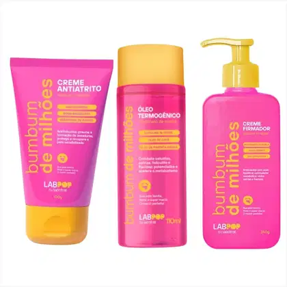 Imagem do produto Kit Labotrat Bumbum de Milhões Creme Antiatrito+Firmador+Óleo