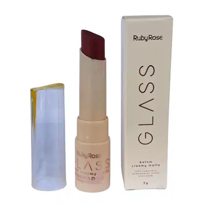 Batom Ruby Rose Glass Creamy Matte