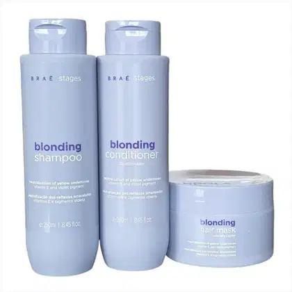 Imagem do produto Kit Braé Stages Loiro  Condicionador e Shampoo e Máscara