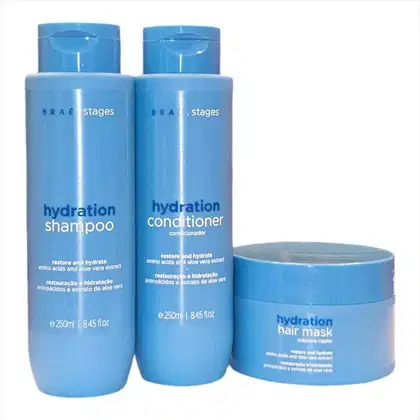 Imagem do produto Kit Braé Stages Hidratação Máscara e Shampoo e Condicionador