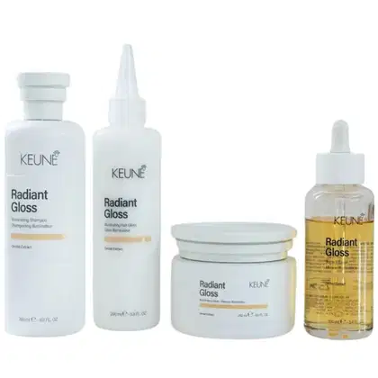 Imagem do produto Keune Radiant Gloss - Kit Completo (sh + Cond + Mask + Oleo)