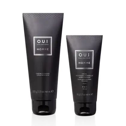 Imagem do produto Combo O.U.i Homme: Creme de Barbear 100g + Creme Multifuncional Pós-Barba 50g