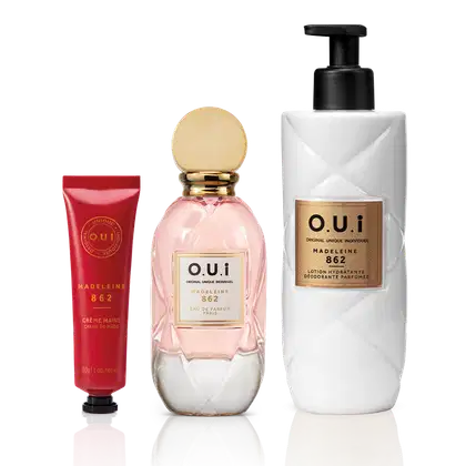 Imagem do produto Combo Madeleine 862: Eau De Parfum 75ml + Loção Corporal 400ml + Creme Para Mãos 30g