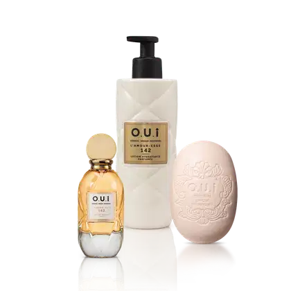 Imagem do produto Combo O.U.i L’Amour-Esse 142:  Eau de Parfum 30ml + Sabonete Em Barra 190g + Loção Corporal 400ml