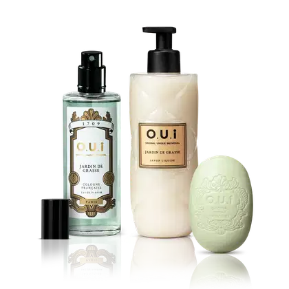 Imagem do produto Combo O.U.i Jardin De Grasse: Eau De Parfum Com Válvula 100ml + Sabonete em Barra 90g + Sabonete Líquido 400ml