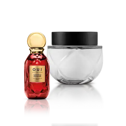 Imagem do produto Combo O.U.i Paradis Rouge: Crème Riche 200g + Eau de Parfum 30ml