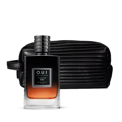 Imagem do produto Combo Presente O.U.i Iconique 001: Eau de Parfum 75ml + Nécessaire Preto