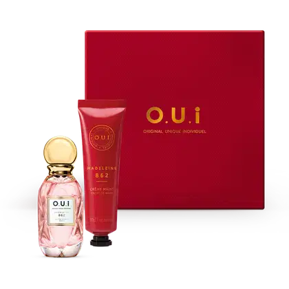 Imagem do produto Combo O.U.i Madeleine 862: Eau de Parfum 30ml + Creme de Mãos 30g + Caixa P