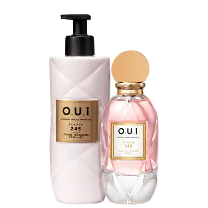 Kit com Eau de Parfum e Hidratante Desodorante Scapin 245, da marca O.U.i.