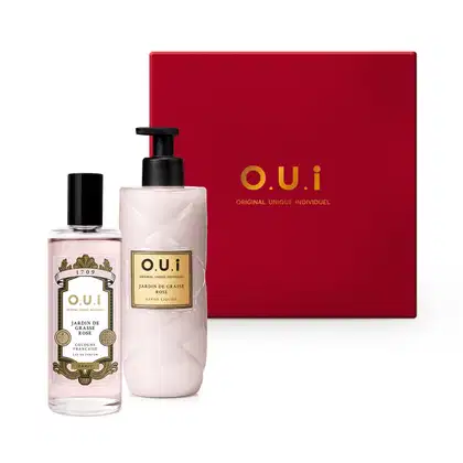 Imagem do produto Combo O.U.I Jardin De Grasse Rose: Eau De Parfum 100ml + Sabonete Líquido 400ml + Caixa
