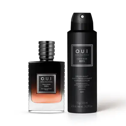 Imagem do produto Combo O.U.i Iconique 001: Eau de Parfum 30ml + Desodorante Antitranspirante 75g