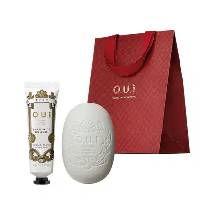 Imagem do produto Combo Jardin de Grasse: Creme de Mãos 30g + Sabonete em Barra 90g + Sacola M