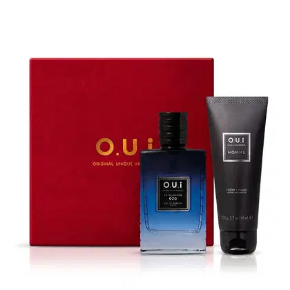 Imagem do produto Combo O.U.i Le Flâneur 020 Eau de Parfum 75ml + Creme de Barbear Crème à Raser Homme 100g + Caixa de Presente