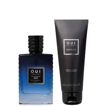 Imagem do produto Combo O.U.i: Le Flâneur 020 Eau de Parfum 75ml + Creme de Barbear Homme 100g