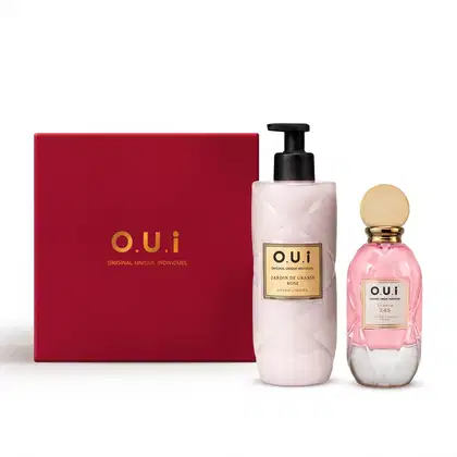 Imagem do produto Combo O.U.i Scapin 245 Eau de Parfum 75ml + Sabonete Líquido Savon Liquide Jardin De Grasse Rose 400ml + Caixa de Presente